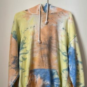 Hand tie dyed hoodie